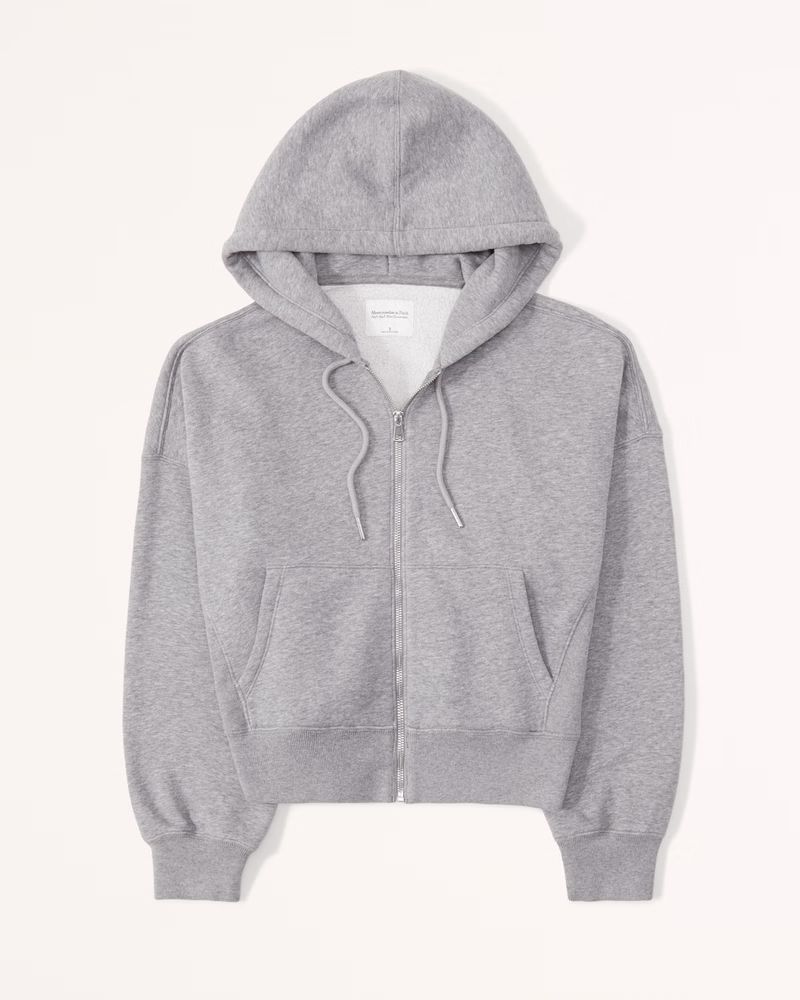 Essential Sunday Hooded Full-Zip | Abercrombie & Fitch (US)