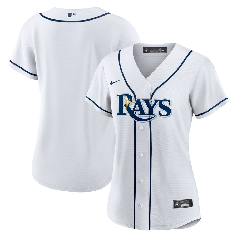 Women's Tampa Bay Rays Nike White Home Replica Team Jersey | MLB Shop