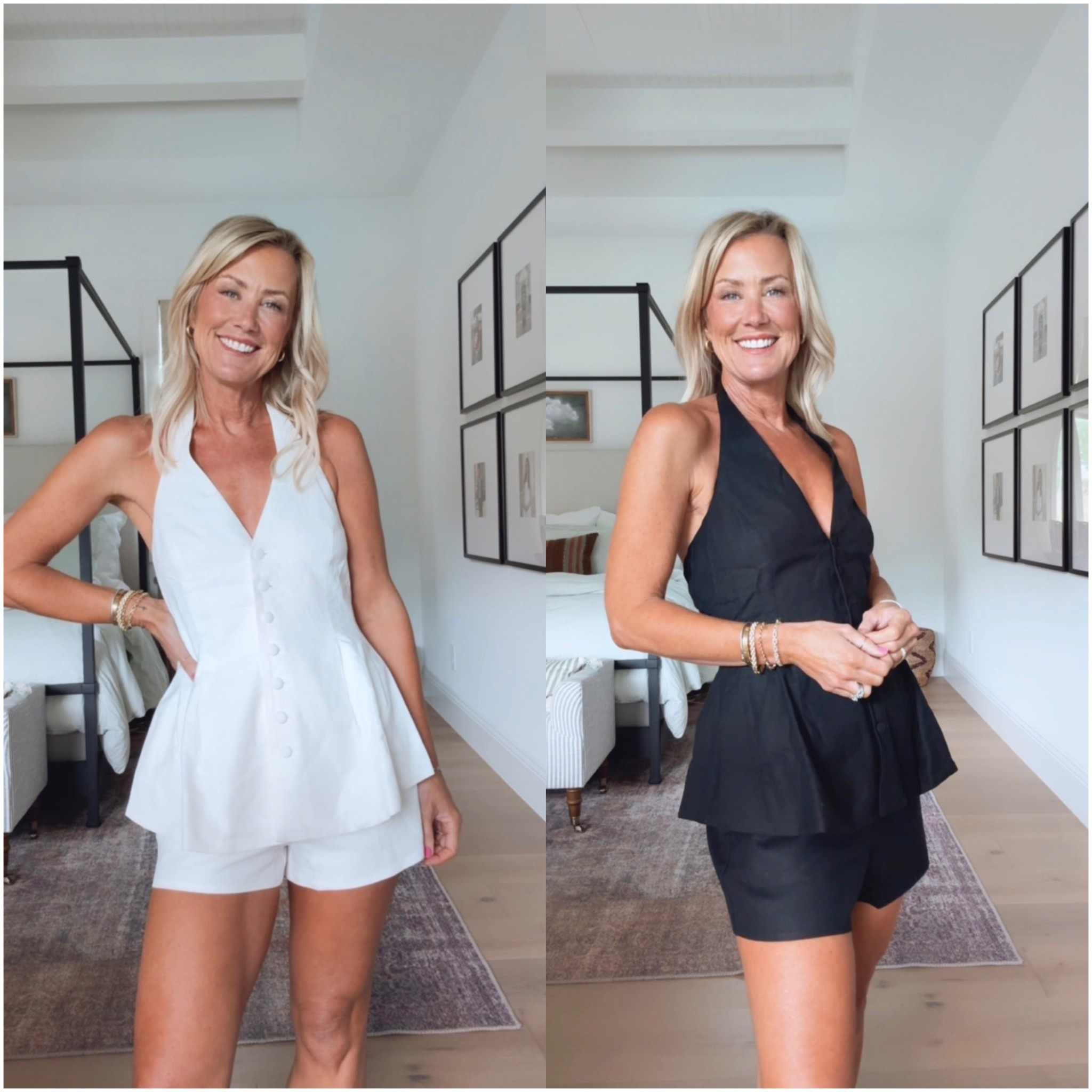 These sets are so cute for summer nights…concerts, date nights, girls night out! 

True to size, I’m in an xs in top & shorts 

#LTKOver40 #LTKootd