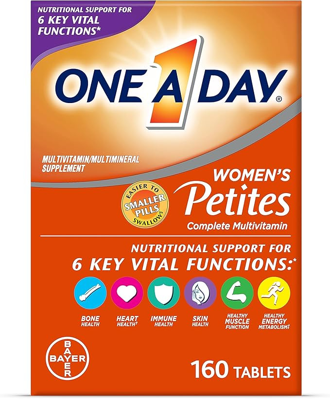 One A Day Women’s Petites Multivitamin,Supplement with Vitamin A, C, D, E and Zinc for Immune H... | Amazon (US)