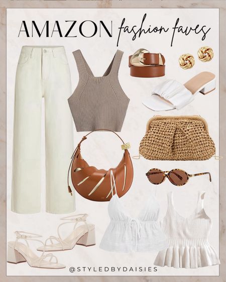 Chic, neutral fashion finds from Amazon for summer! 

#amazonfinds

Amazon finds. Amazon fashion. Amazon style. Amazon summer style. Amazon wide leg jeans. Amazon summer sweater. Amazon straw clutch. Amazon designer inspired handbag. Amazon white lace up heels  #LTKFindsUnder100 #LTKStyleTip

Follow my shop @styledbydaisies on the @shop.LTK app to shop this post and get my exclusive app-only content!

#liketkit #LTKSeasonal
@shop.ltk
https://liketk.it/4GVKn