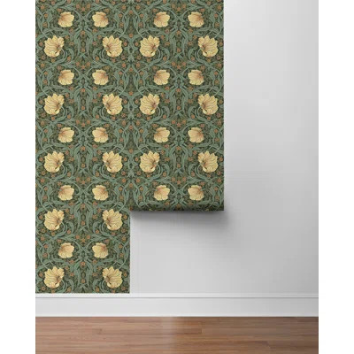 Bernadeta 18' L x 20.9" W Peel and Stick Wallpaper Roll | Wayfair North America