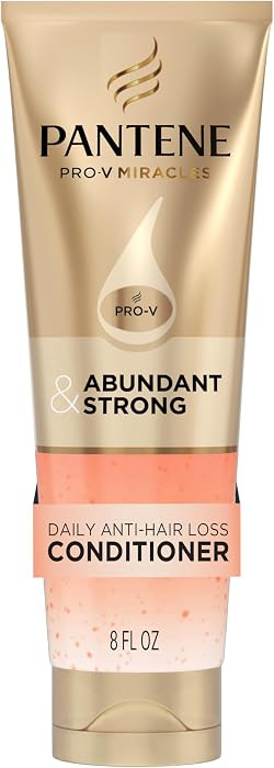 Pantene Abundant & Strong Conditioner, Strengthens Hair from Root to Tip, 8 oz | Amazon (US)