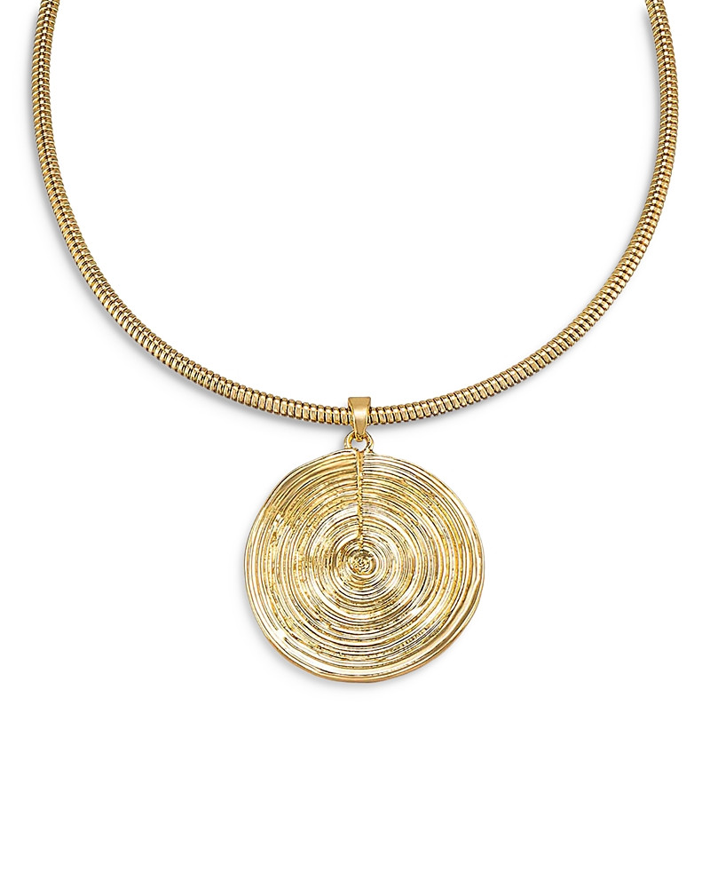 Ettika Statement Disc Choker Necklace in 18K Gold Plated, 15 | Bloomingdale's (US)