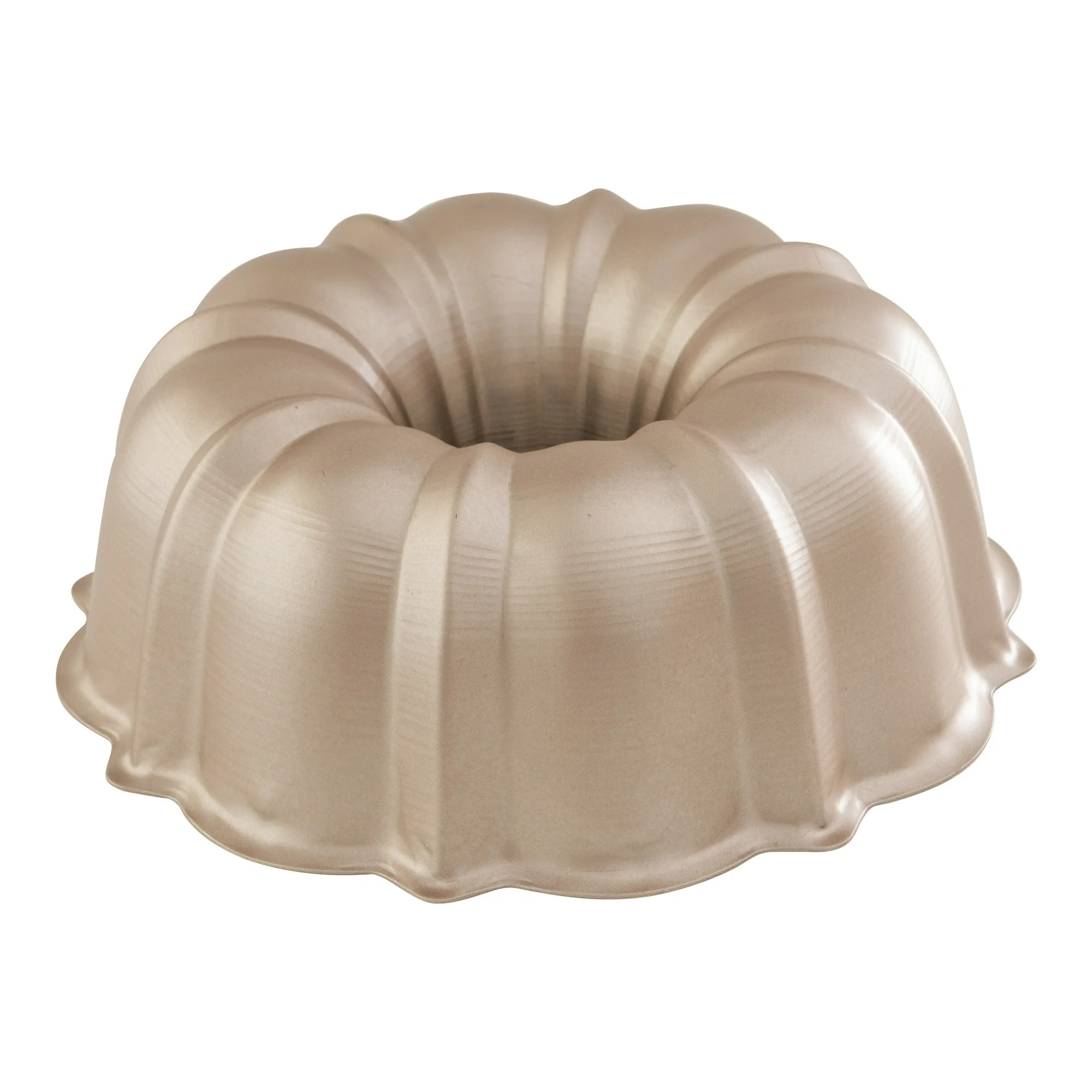 Nordic Ware 12 Cup Formed Nonstick Aluminum Classic Bundt Pan, Rose Gold | Walmart (US)