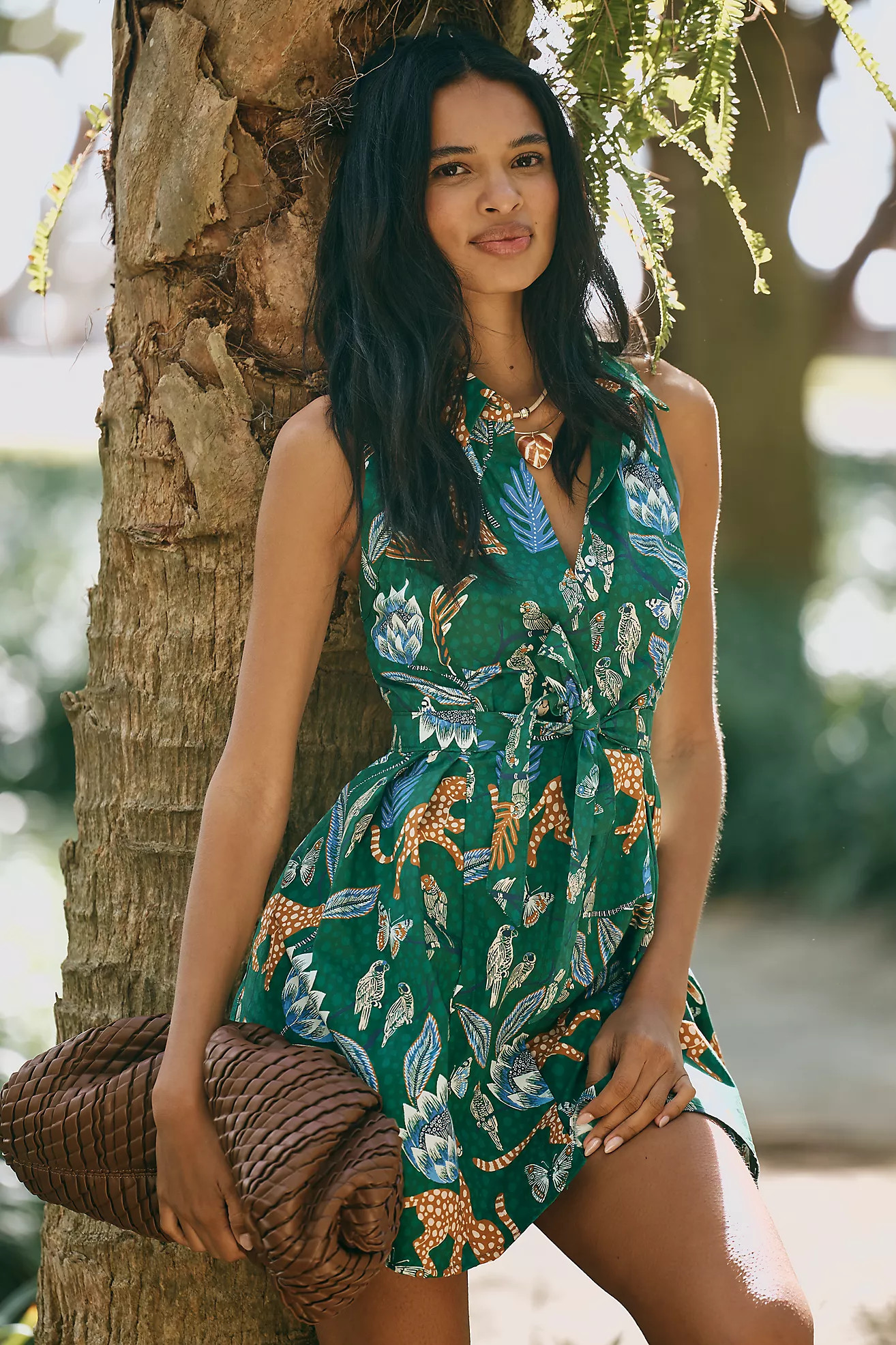 Naomi Wilkinson Fit & Flare Mini Shirt Dress | Anthropologie (US)