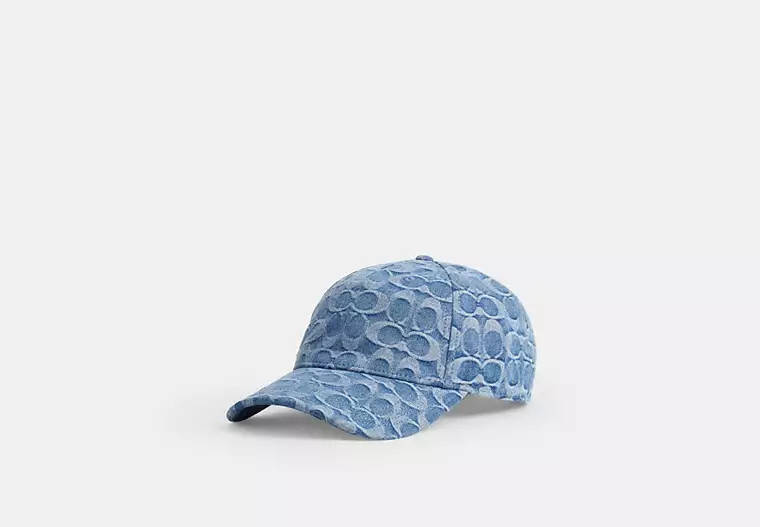 Signature Denim Baseball Hat | Accessories | Coach | COACH® | Coach (US)