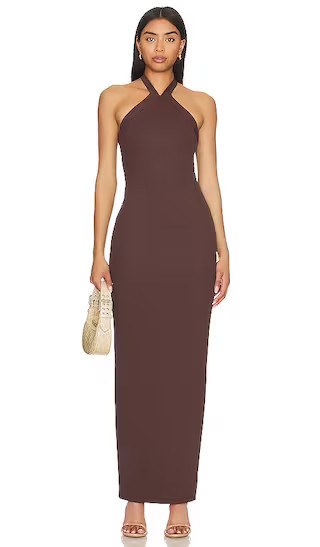 Lotte X Maxi in Chocolate | Maxi Dress Spring Maxi Dress Summer Formal Long Dress Long Spring Dress | Revolve Clothing (Global)