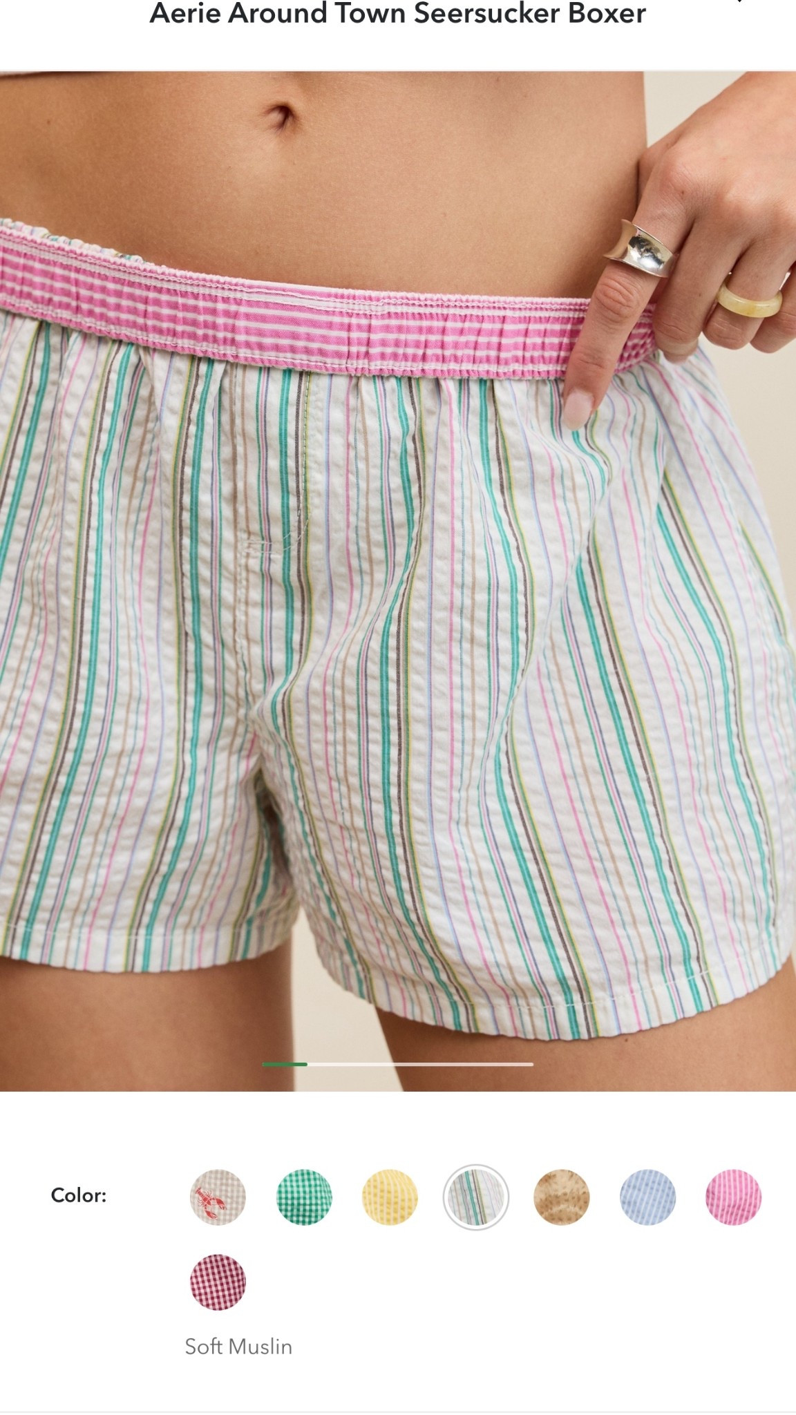 Immediately added these new aerie shorts to my cart when I saw them 