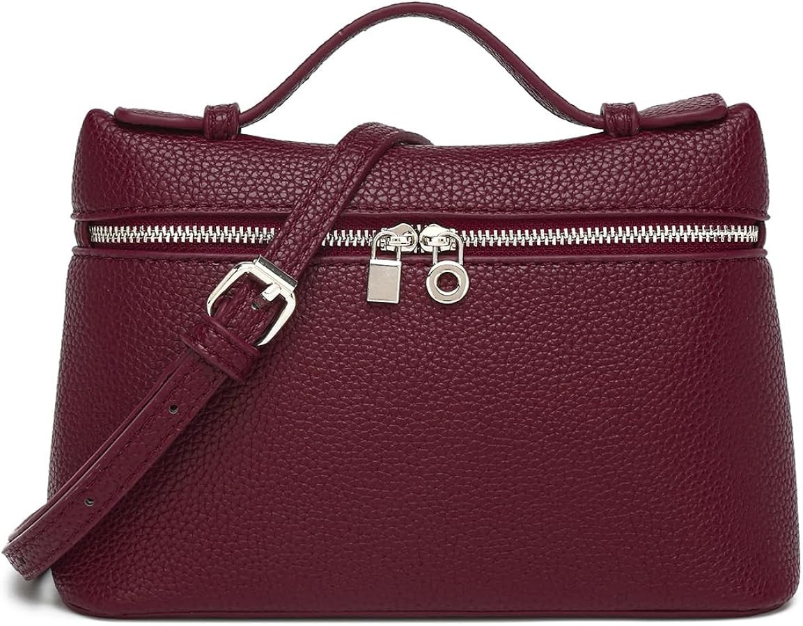 Afashor Fashion Top-Handle Bags for Women Soft Leather Shoulder Handbag | Amazon (US)