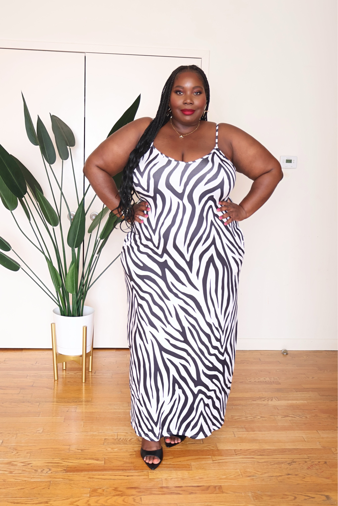 Can’t wait to take this zebra print plus size maxi dress on vacation with me. It has pockets and stretch. 

#LTKMidsize #LTKPlusSize #LTKOver40