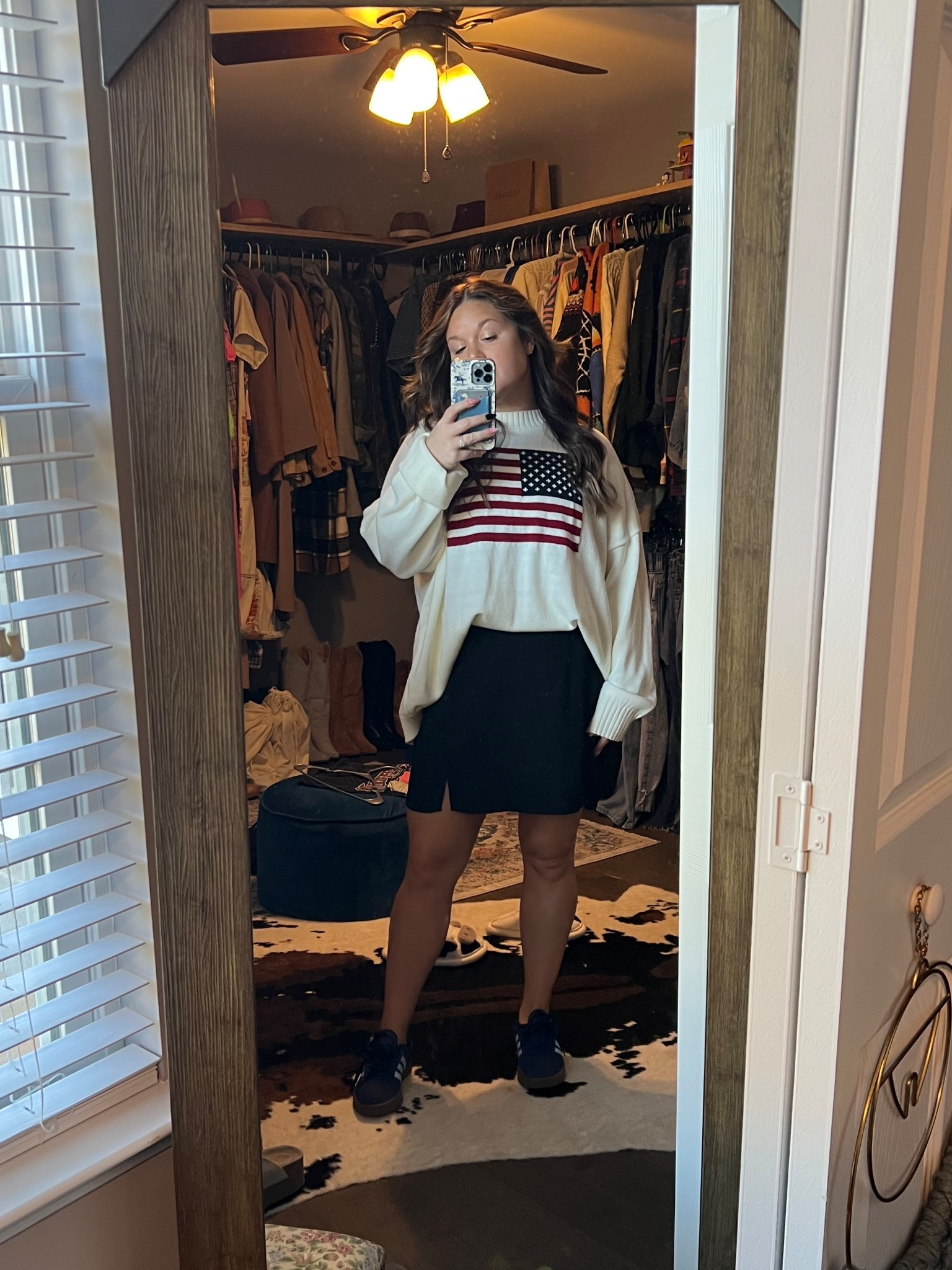 Perfect for a casual work wear outfit or for any holiday celebrating the USA 🇺🇸 

#LTKStyleTip #LTKSeasonal #LTKootd