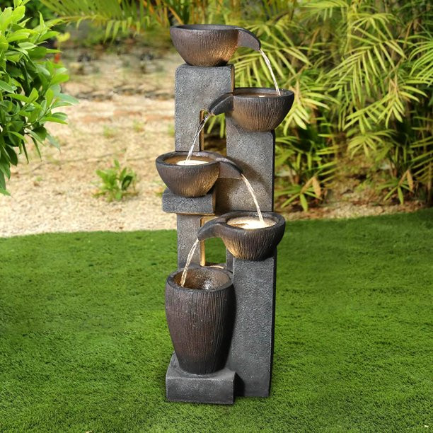 Danner Manufacturing 10" Outdoor 5-Tier Waterfall Fountain | Walmart (US)