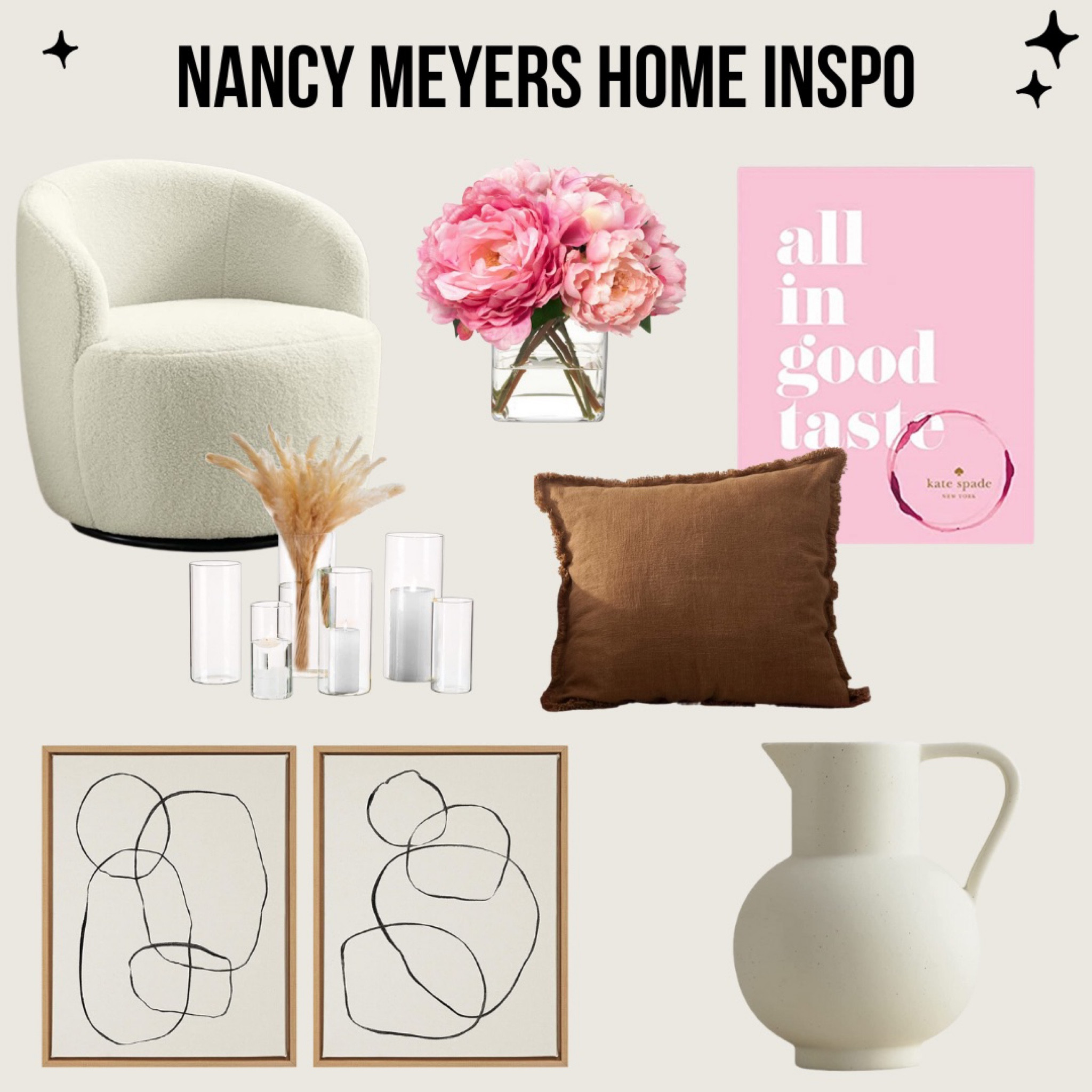 just some adorable home stuff because who doesn’t want their home to feel like a Nancy Meyers movie? There’s lots more Nancy Meyers aesthetic where this came from so keep an eye out! 

#LTKstyletip #LTKhome