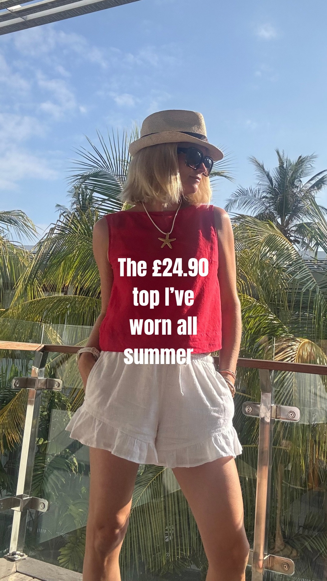 The only summer top you need - I’ve worn this all summer 

☀️ £24.90
☀️Perfect length so no tucking required 
☀️ Linen/viscose mix 
☀️ lots of colours 
☀️ matching skirts and trousers also available which I’ve linked too 
☀️ Dress it up or down 

Sandals By Pollyanna 
Jewellery Clea Silk 
Bags Amelia Rose Accessories 

Summer outfits 
Holiday outfits

#LTKsummer #LTKtravel #LTKuk