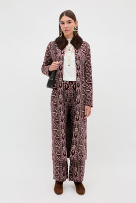 Jacoba  - Tapestry Bloom Bordeaux | Rixo