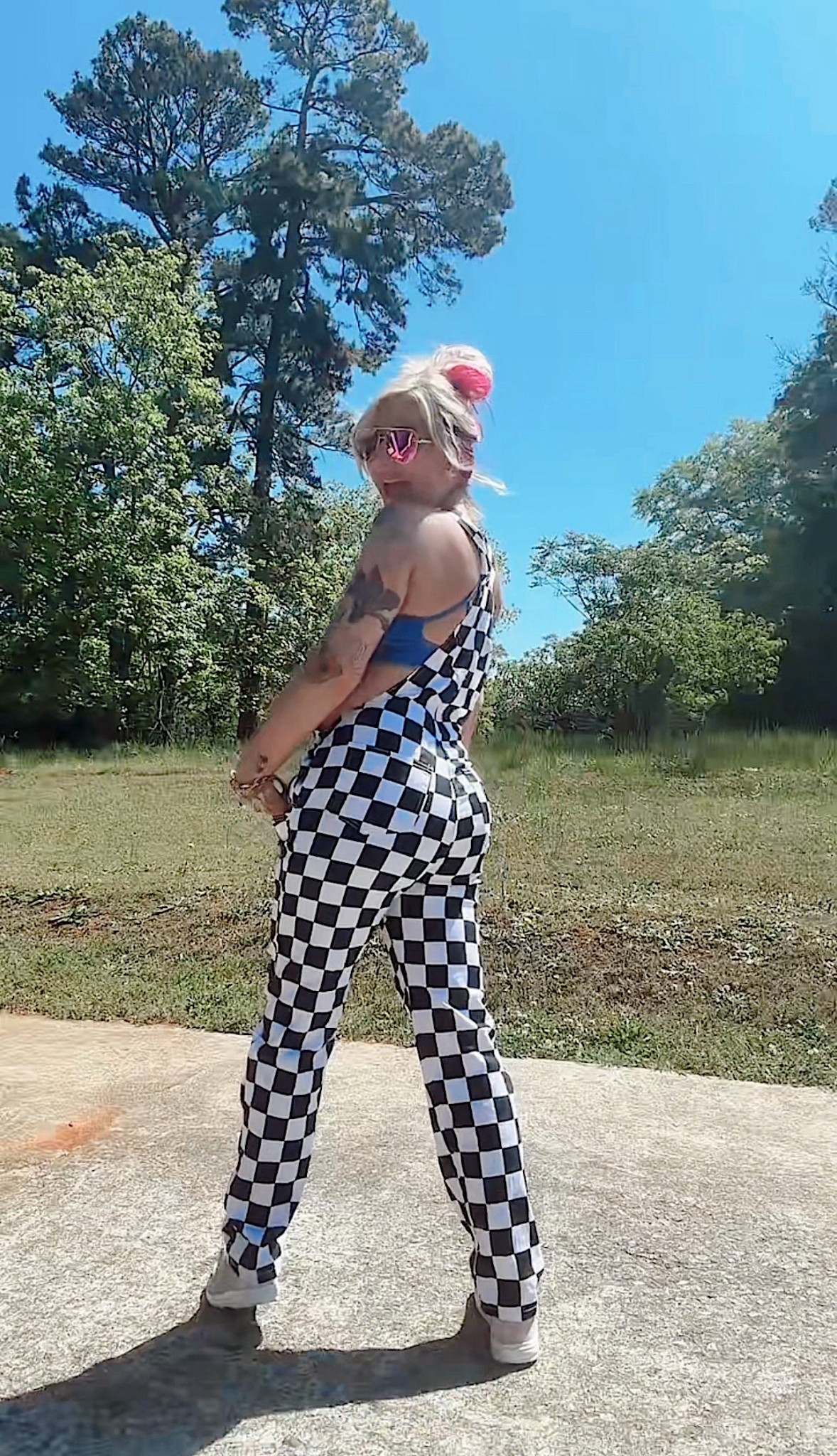 Checkered overalls for gameday, get them in the off season! Click picture to see all the colors! 

#LTKU #LTKSaleAlert #LTKootd