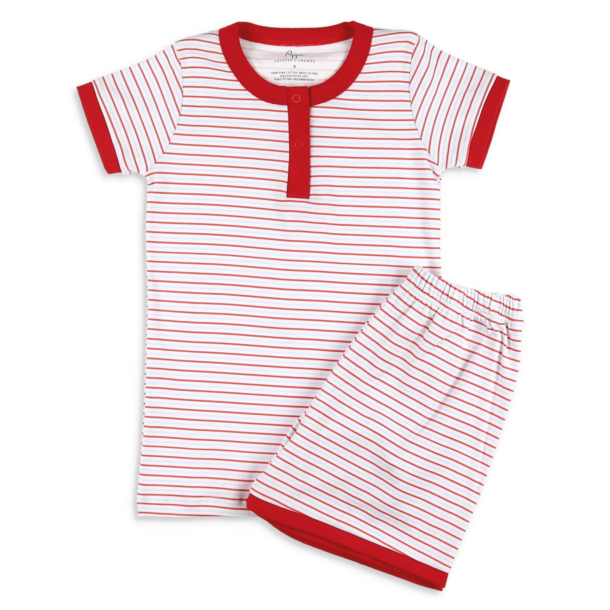 Unisex Pima Childrens Loungewear - Red, White, & Blue - Shrimp and Grits Kids | Shrimp and Grits Kids