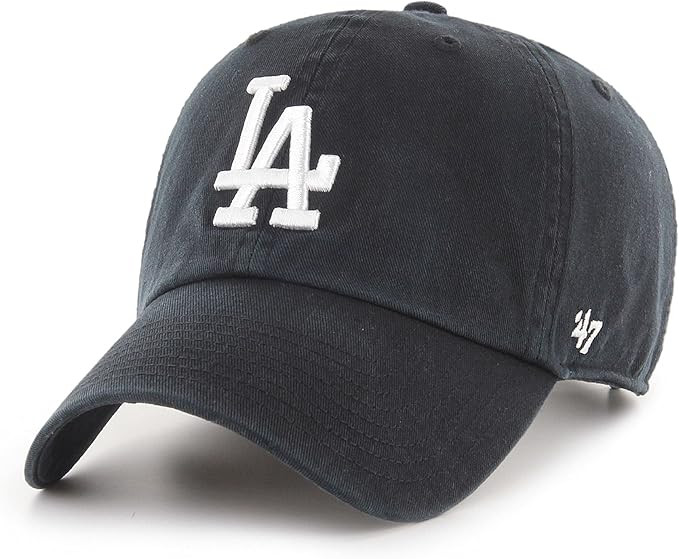 47 Los Angeles Dodgers Black MLB Clean Up Cap - One-Size | Amazon (US)
