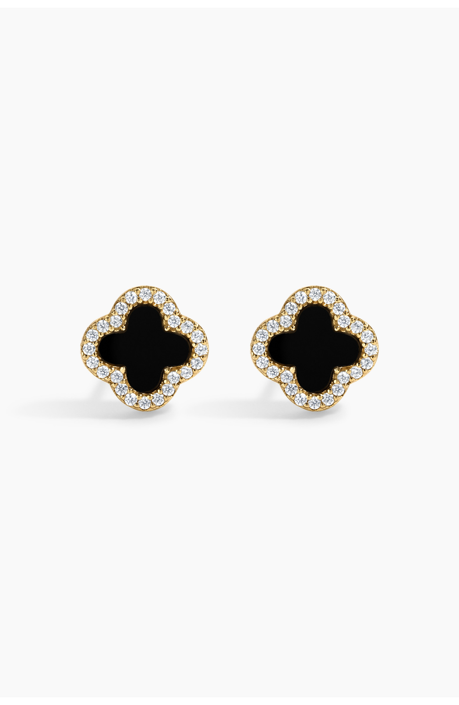 Electric Picks Black Icon Clover Studs | Nordstrom | Nordstrom