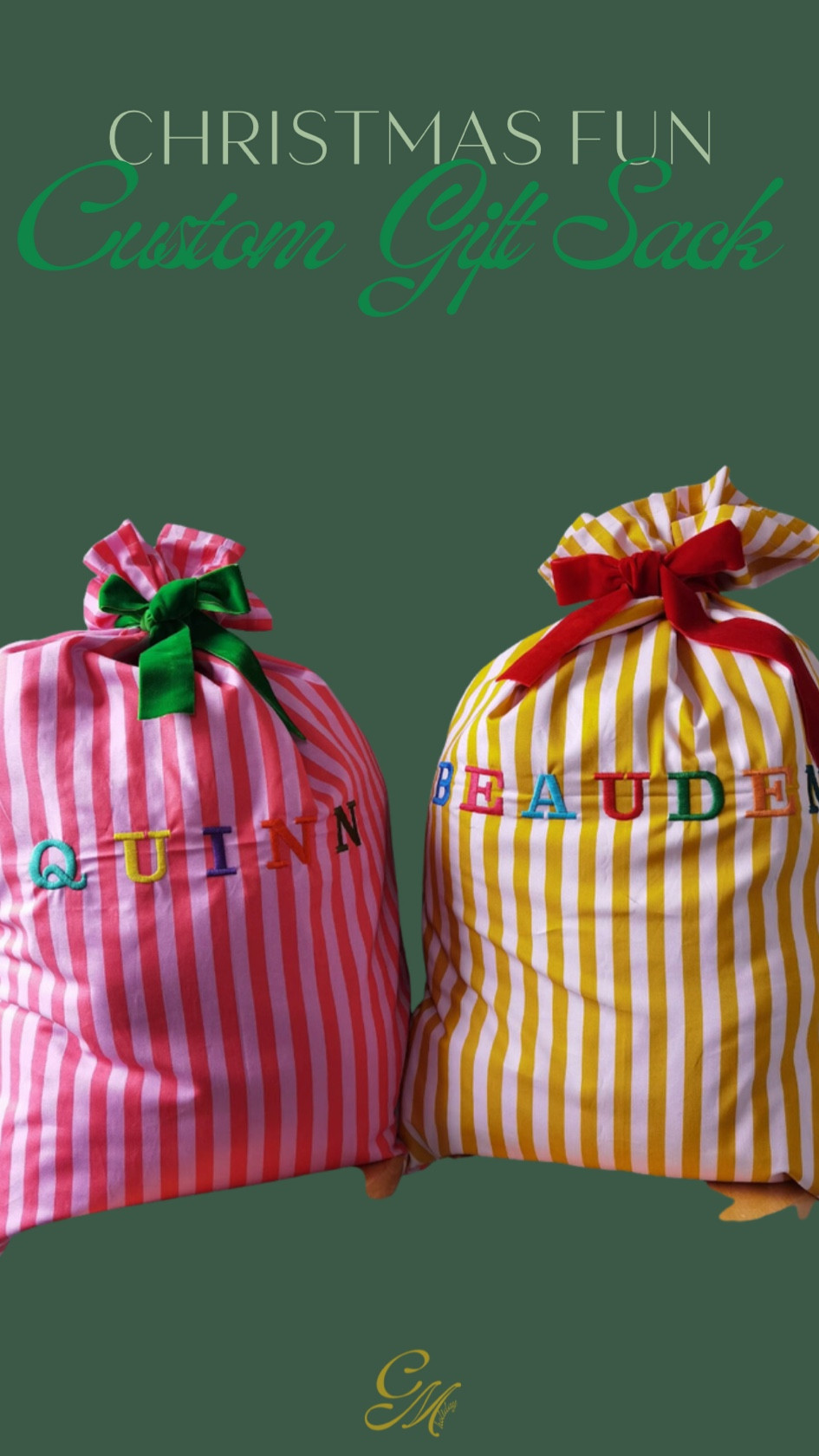 Customizable colorful Santa sacks from Etsy! Such a fun Christmas gift idea for the kids. Christmas, Christmas gifts, Christmas tree, Christmas Santa sacks, Etsy finds, Etsy Christmas 

#LTKHoliday #LTKSeasonal #LTKGiftGuide