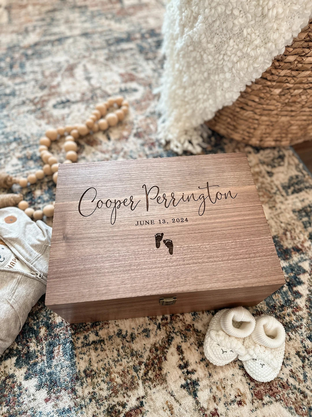Baby Keepsake Box, Memory Gift Box, Baby Shower Gift, Baby Keepsake, Personalized Baby Gift, Wood... | Etsy (US)