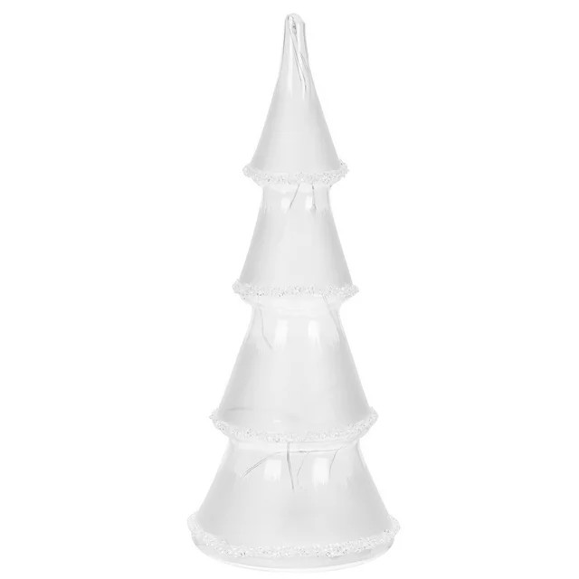 NUOLUX 1Pc Glass Christmas Tree Design Light Decor Household Tabletop Decoration | Walmart (US)