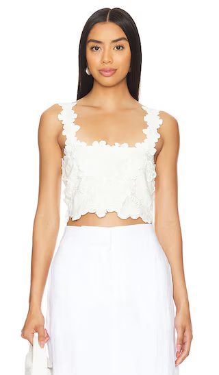 Kimmy Top in Ivory | Revolve Clothing (Global)