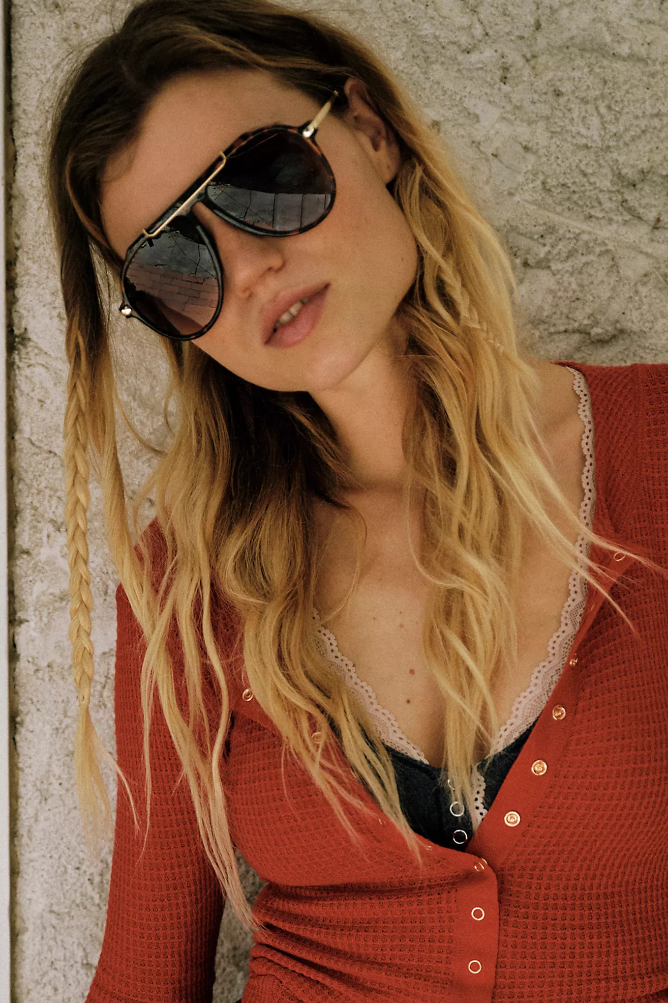 Ventura Oversized Aviator Sunglasses | Free People (Global - UK&FR Excluded)