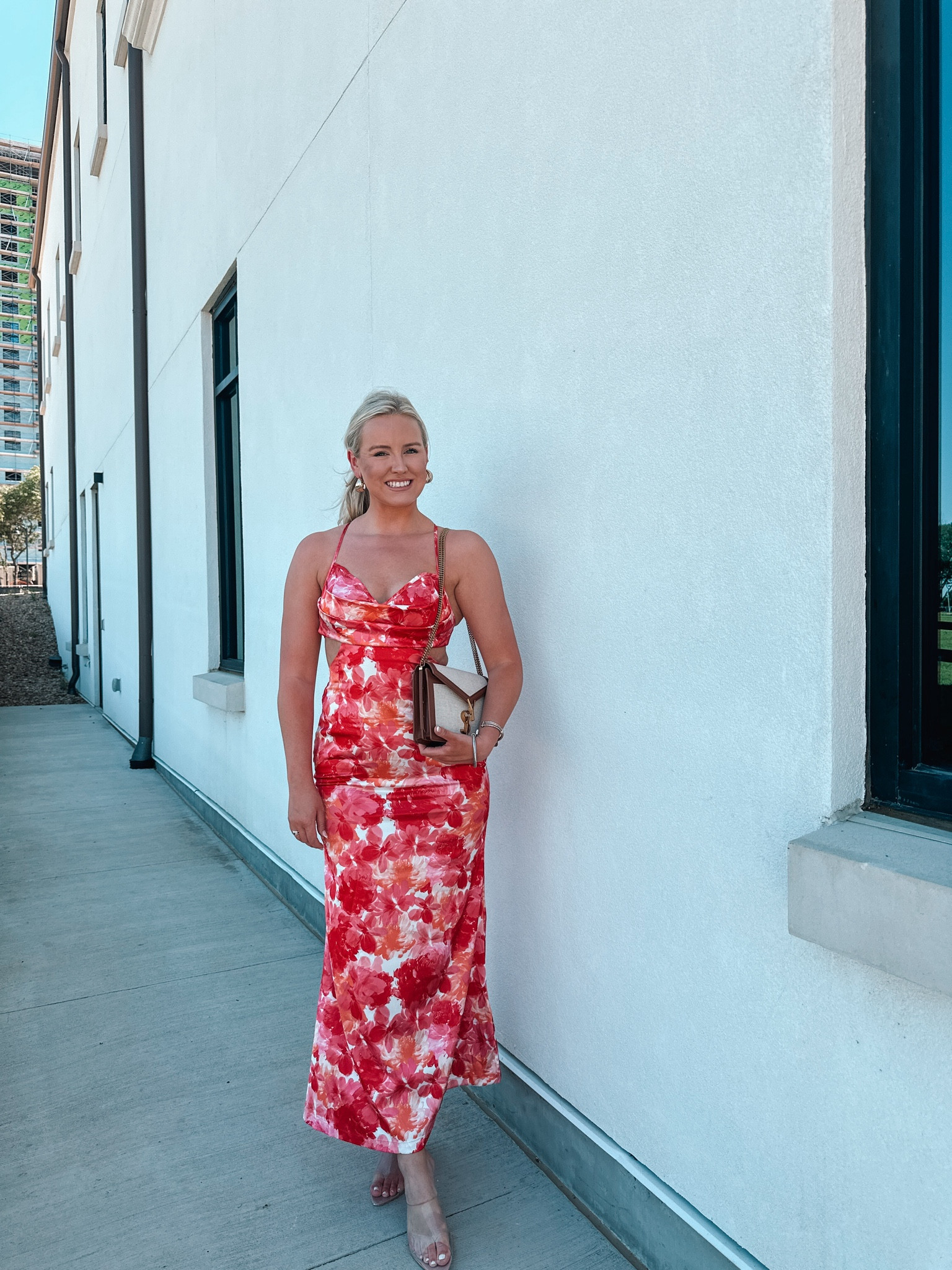 Amazon wedding guest dress - true to size (I'm in a M) 

Wedding guest. Floral dress. Cut out dress. Pink dress. Satin dress. Vacation dress. Maxi dress. Amazon outfit. 

#LTKFindsUnder100 #LTKFindsUnder50 #LTKWedding