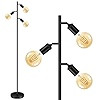 BoostArea Floor Lamp, Industrial Gold Floor Lamp, 63Inch Standing Lamp, E26 Socket, On/Off Footsw... | Amazon (US)