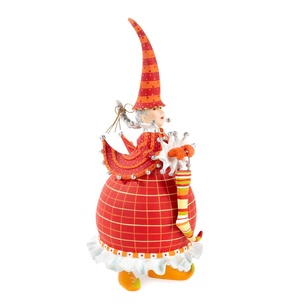 Patience Brewster Dash Away Red Mrs. Santa Figure | MacKenzie-Childs