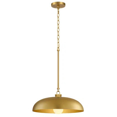 1-Light 15.7"W Dimmable Dome Kitchen Island Pendant ETL Certified | Wayfair North America