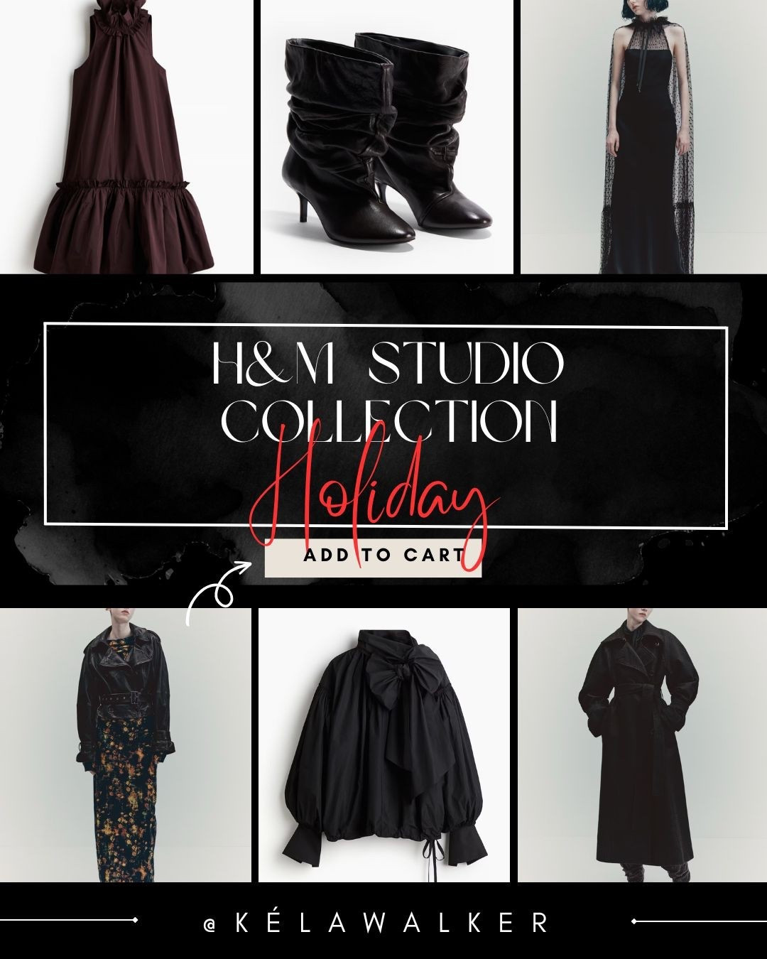 Holiday glam starts here

The H&M Studio Holiday collection drops November 18 and it’s giving rich textures, sculptural silhouettes, and that dramatic black-on-black elegance we wait for all season. The lace gown, the ruched leather boots, the bow-front blouse, the structured coat, the velvet details. Every piece has that elevated Studio feel that reads designer without the designer price. If your closet needs standout holiday looks that feel cinematic and intentional, this drop is the one to tap into.

Style tip
Lean into depth this season. Lace, velvet, and voluminous shapes add quiet drama and make even an all-black outfit feel layered and luxe.

Shop the exact pieces or similar ones below.

#LTKSeasonal #LTKStyleTip #LTKHoliday