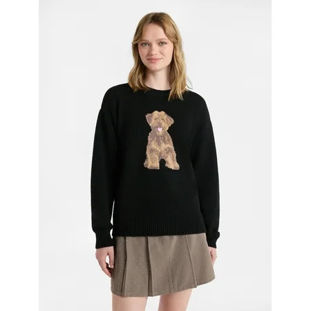 No Boundaries Fashion Icon Sweater, Midweight, Women's | Walmart (US)