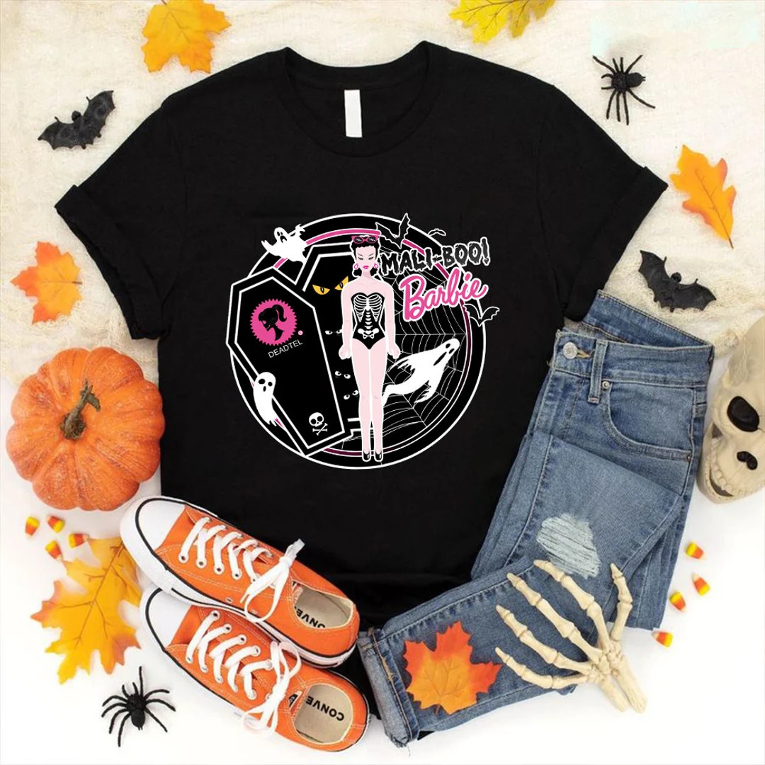 Mali-boo Barbie T-shirt Maliboo Barbie Shirt Halloween - Etsy | Etsy (US)