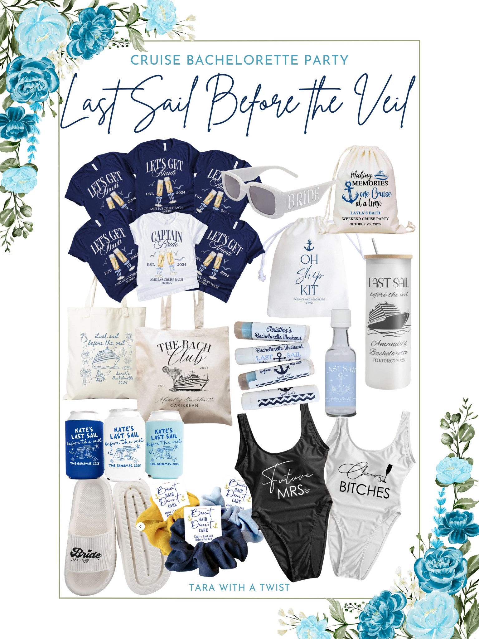 Cruise Bachelorette Party! Be sure to check out my Brides Collection for more bachelorette inspo!

Let’s Get Nauti
Last Sail Before the Veil
Last Toast on the Coast
Cruise Bachelorettee
Bachelorette 
Bachelorette Party
Bachelorette Party Decor
Bachelorette Party Accessories
Bachelorette Outfit
Bridesmaid
Maid of Honor
Bride to Be
Bride Outfit
Wedding 

#LTKWedding #LTKTravel #LTKParties