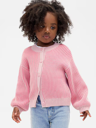 Baby & Toddler Crewneck Cardigan Sweater | Gap (US)