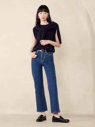 Ultra High-Rise Wide-Leg Crop Jean | Banana Republic (US)