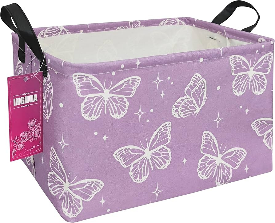 Rectangular Storage Basket Fabric Organizer Bin for Toys,Books,Clothes,Gifts,Pets-Perfect for Hom... | Amazon (US)