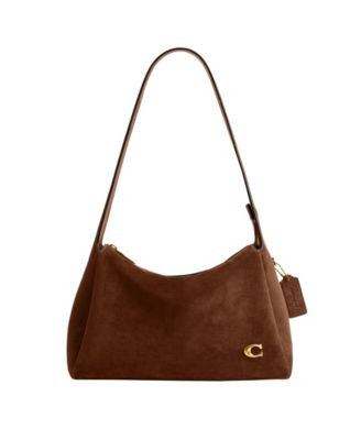 COACH Lola Small Suede Shoulder Bag - Macy's | Macy's