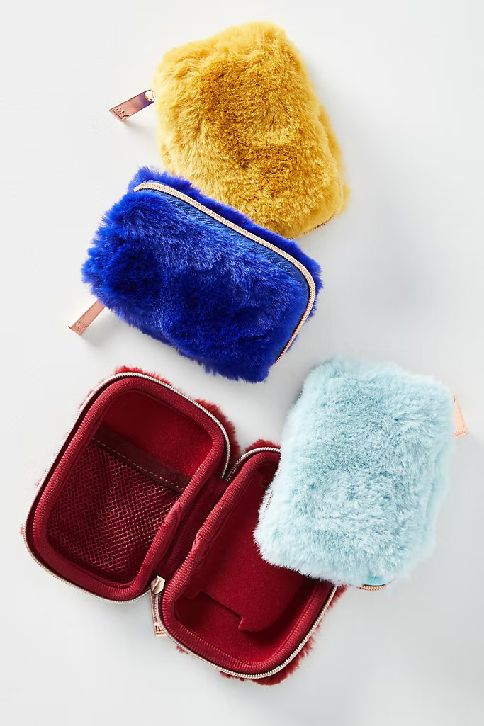 Faux Fur Earbud Case | Anthropologie (US)