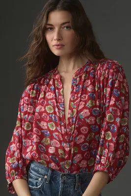 The Sidney Batwing Blouse by Pilcro: Shrunken Edition | Anthropologie (US)