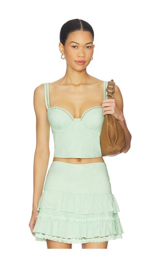 Sasha Top in Summer Green | Revolve Clothing (Global)
