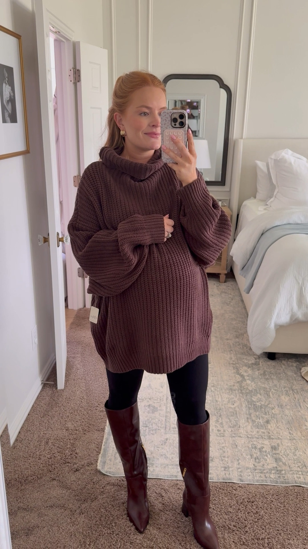 Nordstrom anniversary sale try on💛 love an oversized sweater for the fall, especially one I can wear with leggings, jeans and boots! I got a medium in the sweater so it was big!

#LTKSeasonal #LTKSaleAlert #LTKFindsUnder100