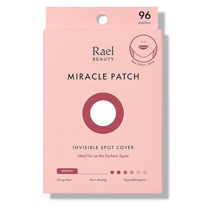 Rael Acne Pimple Healing Patch - Absorbing Cover, Invisible, Blemish Spot, Hydrocolloid, Skin Tre... | Amazon (US)