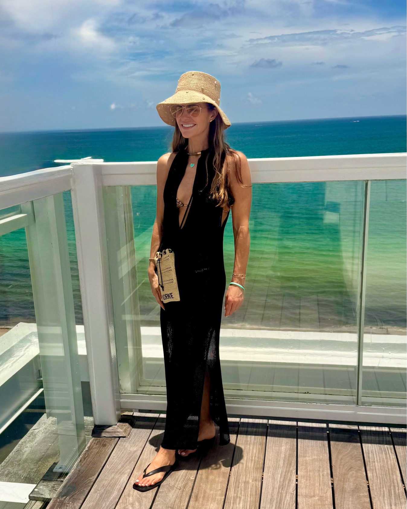 you never know what to expect here (swipe to see how day ended) having another pool day bc the seaweed on south beach is still everywhere! 

shop my gorgeous new cover-up dress & fab bikini (it’s so soft & pretty & it’s a collab w my fav brand & my girl crush rosie)🐆

top runs tts wearing small bottoms run small sized up to a M

+ the rest my beach essentials too!

#LTKdayinmylife #LTKTravel #LTKSwim