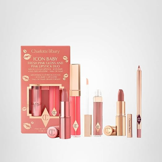 Charlotte Tilbury Holiday Kit - Pillow Talk Matte Revolution Lipstick + Lip Cheat Liner + Lip Lus... | Amazon (US)