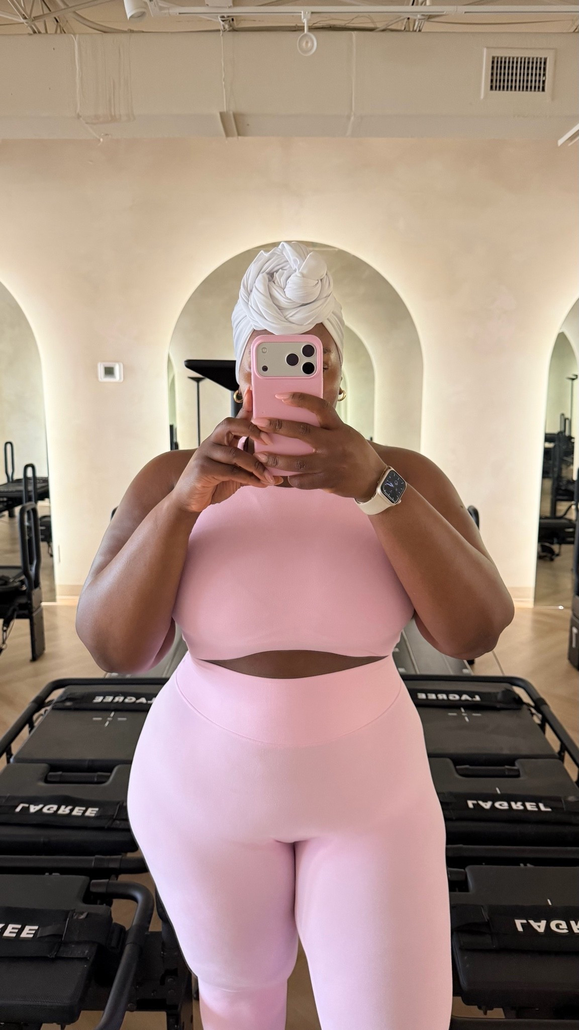 private lagree with mods 

Set XXL 
wrap from local beauty store

#LTKPlusSize #LTKActive #LTKSaleAlert