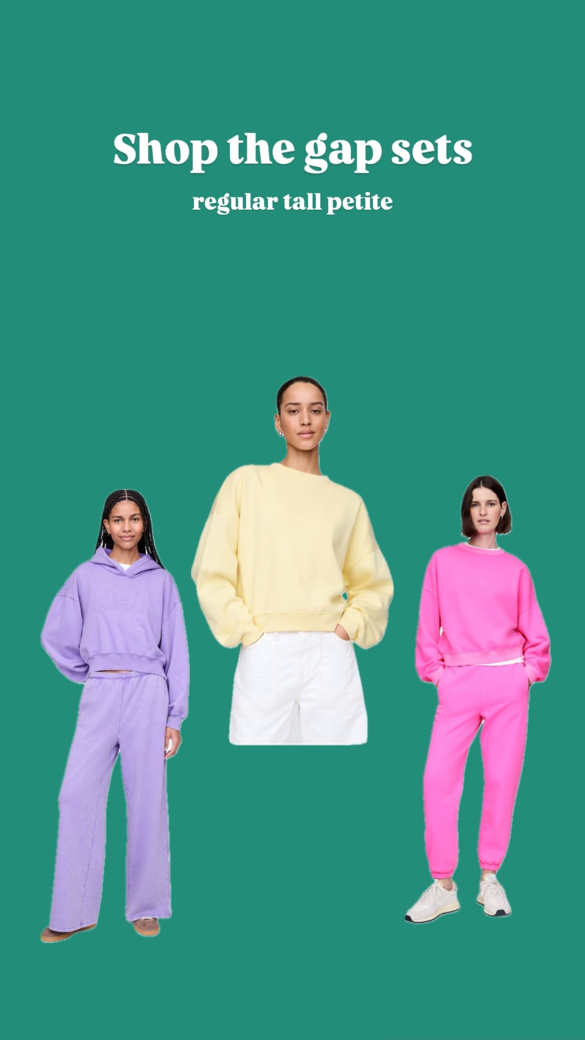 The gap sweatsets 

#LTKStyleTip #LTKSpringSale #LTKSeasonal